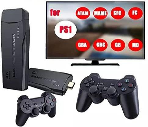 SUPER GAME STICK RETRÔ 4K + 2 CONTROLES