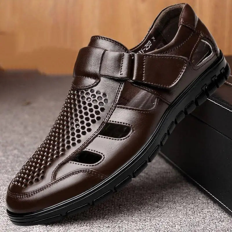 Sapatos Masculino de Couro Pu Original  Sandálias Masculinas - GLADIADOR