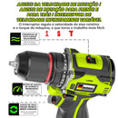 Parafusadeira e Furadeira Com 2 Baterias 21V / Com carregador Portátil