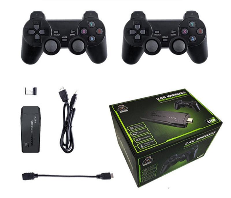 SUPER GAME STICK RETRÔ 4K + 2 CONTROLES