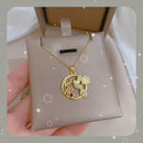 Colar Masculino Aço inoxidável Elegante  banhado A ouro 18K