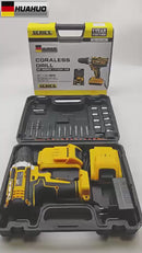 Parafusadeira e Furadeira Com 2 Baterias 21V / Com carregador Portátil