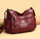 Bolsa Feminina de Couro Legítimo -  zhuijia